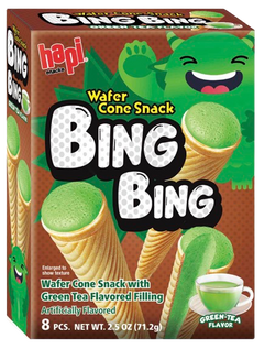 Matcha Green Tea Bing Bing Cone