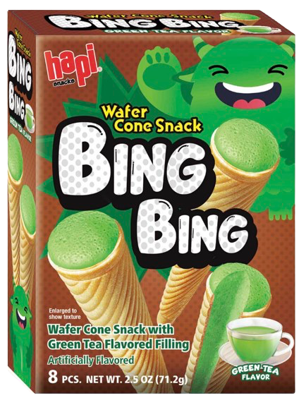 Matcha Green Tea Bing Bing Cone