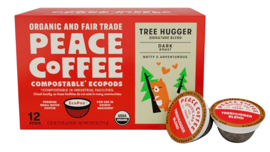 Tree Hugger Signature Blend, Ground Dark Roast (12 K-Cups)