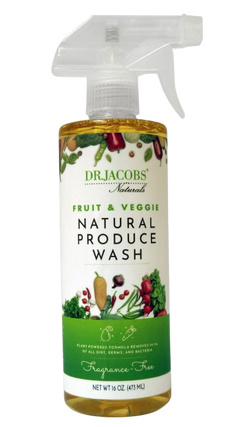 Natural Produce Wash for Fruit and Veggies - Fragrance Free