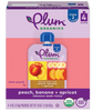 Peach, Banana & Apricot Pouch (4 Pack)