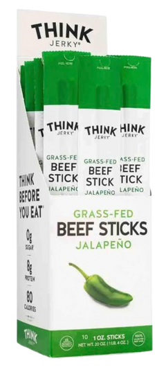 Grass-Fed Jalapeño Beef Stick (10 CT)