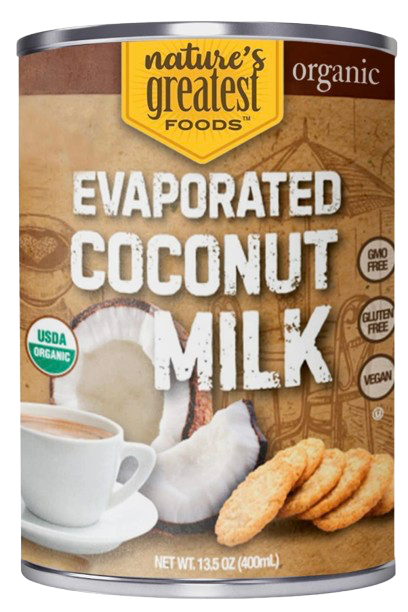 Organic Evaporated Coconut Milk