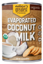 Organic Evaporated Coconut Milk