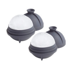 Cocktail Ice Mold Sphere Charcoal (2 CT)