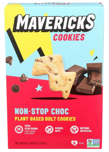 Plant Based Bolt Cookies - Non-Stop Choc