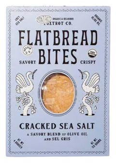 Organic Cracked Sea Salt Cracker Bites