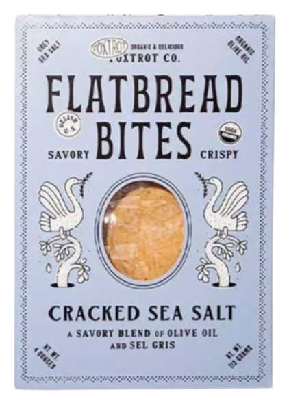 Organic Cracked Sea Salt Cracker Bites