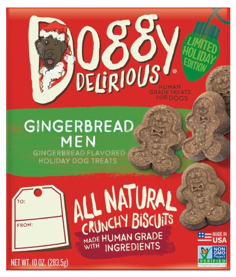 Doggy Delirious Gingerbread Men Dog Treats – Martie