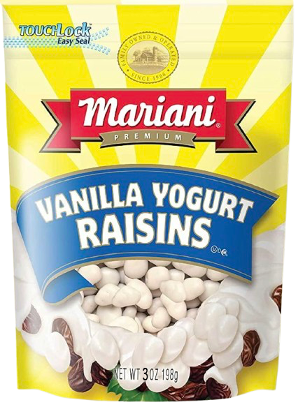 Mariani Vanilla Yogurt Raisins – Martie