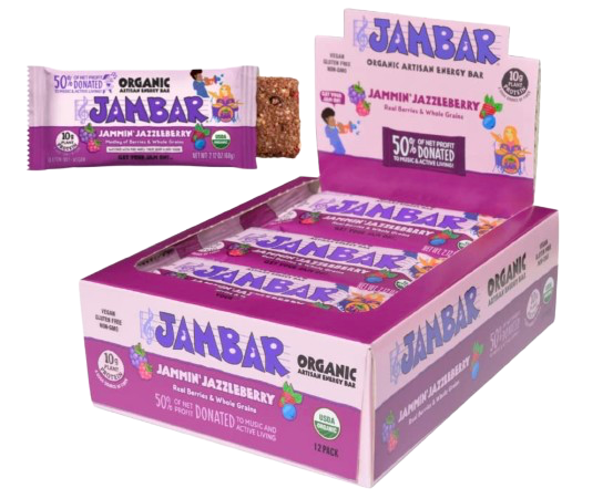 Organic Jammin Jazzleberry Bar (12 CT)