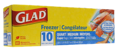 Freezer Zipper Bags - Quart