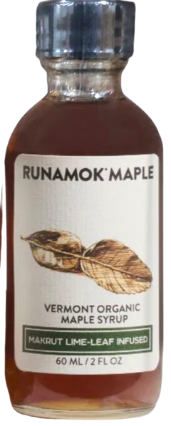 Mini Organic Makrut Lime Leaf Infused Maple Syrup
