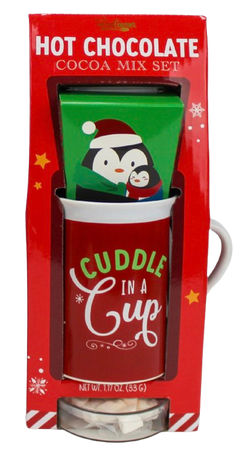 Hot Chocolate Marshmallow Mug Set - Cuddle in a Cup