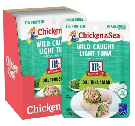 Wild Caught Light Tuna Dill Tuna Salad (12 Pack)