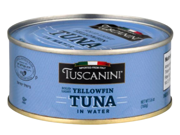 Solid Light Yellowfin Tuna in Water