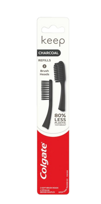 Keep Brush Soft Heads Refill Charcoal (2 CT)