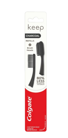 Keep Brush Soft Heads Refill Charcoal (2 CT)