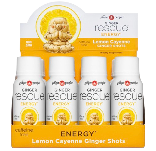 Lemon & Cayenne Rescue Ginger Shots (12 Pack)