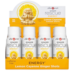 Lemon & Cayenne Rescue Ginger Shots (12 Pack)