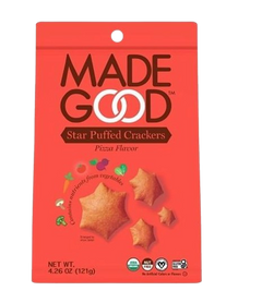 Organic Star Puffed Crackers- Pizza Flavor