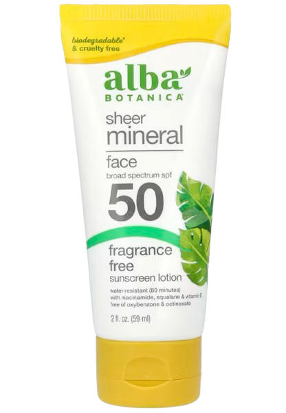 Fragrance Free Mineral Sunscreen Lotion, SPF 50