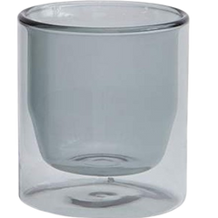 Double-Wall 6oz Glass - Gray