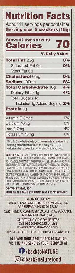 Rosemary Olive Oil Whole Wheat Crackers