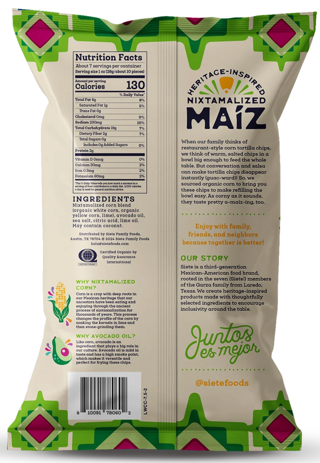 Lime Corn Tortilla Chips