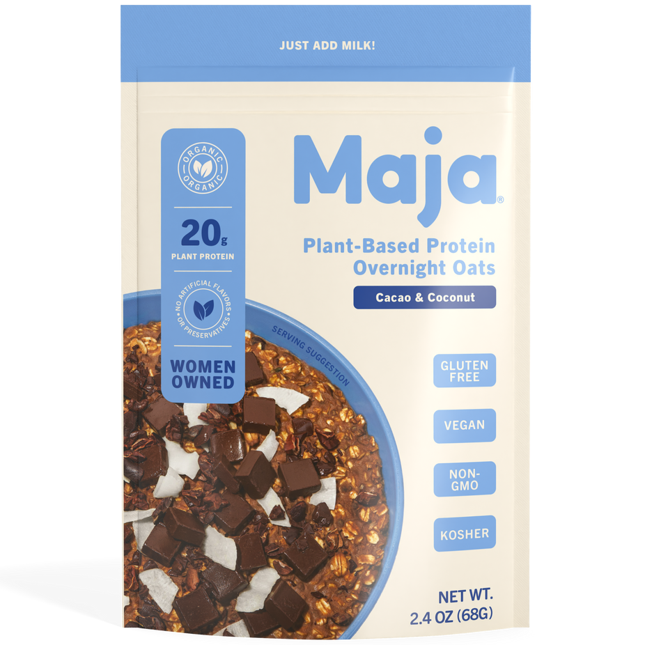 Organic Cacao & Coconut Overnight Oats Single Serve