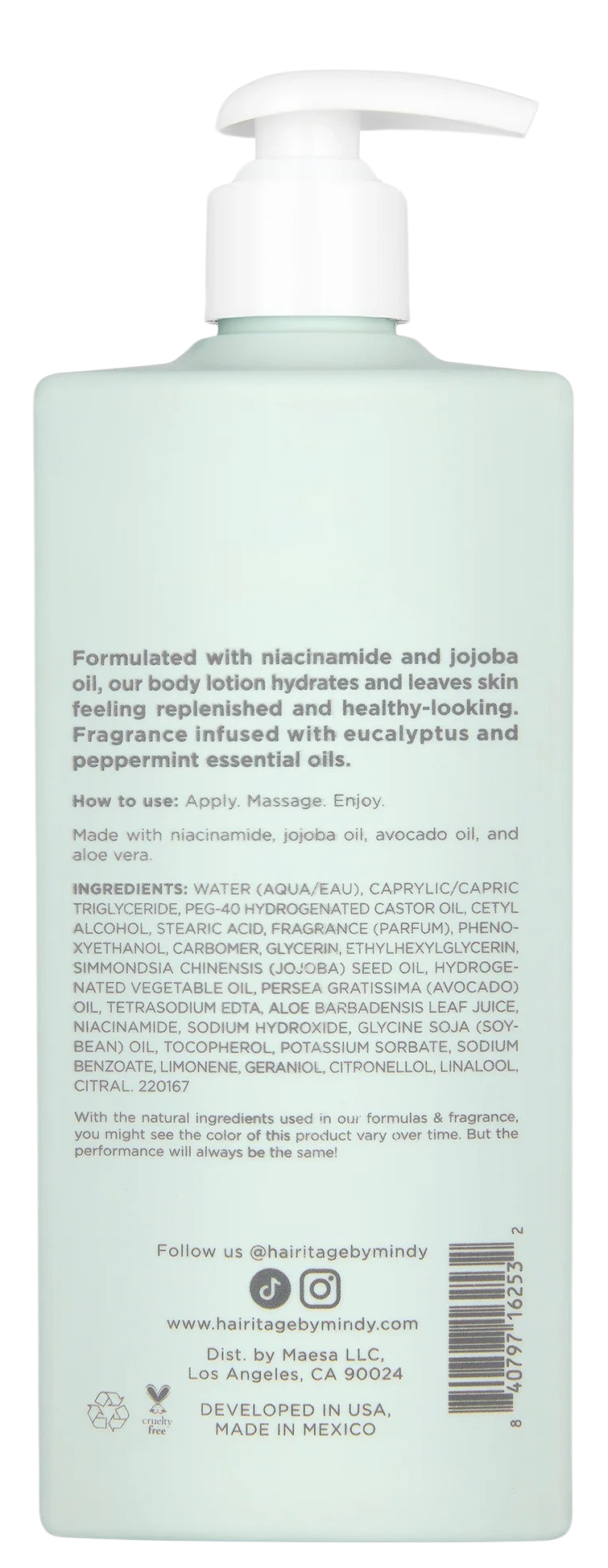 Soak It In Mint & Yuzu Scented Body Lotion