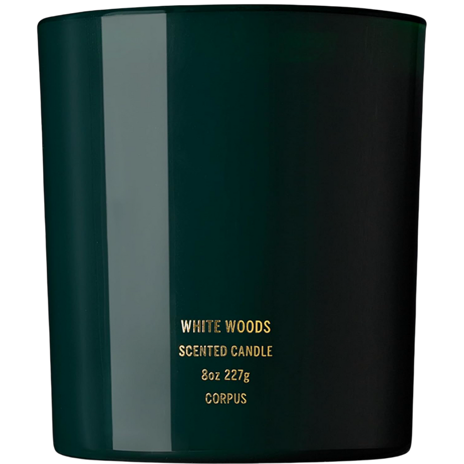 Luxury Soy Wax Scented Candle - White Woods