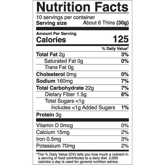 Crostino Melba Toast Thins Classic