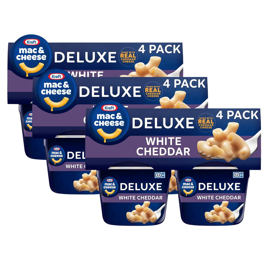 Mac & Cheese White Cheddar Shell Pasta Cups (12 Pack)
