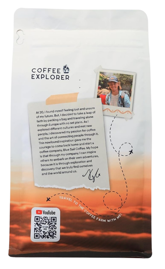 100% Arabica Ground Coffee - Backpacker's Blend (Medium-Dark Roast)