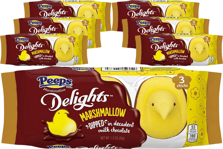 Yellow Chicks Dipped in Milk Chocolate (6 Pack)