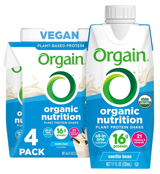 Organic Vanilla Protein Shake (4 Pack)