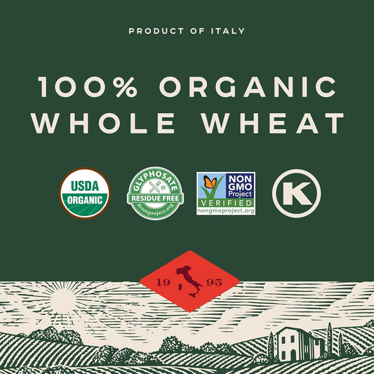 Organic Whole Wheat Fusilli Pasta