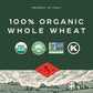 Organic Whole Wheat Fusilli Pasta