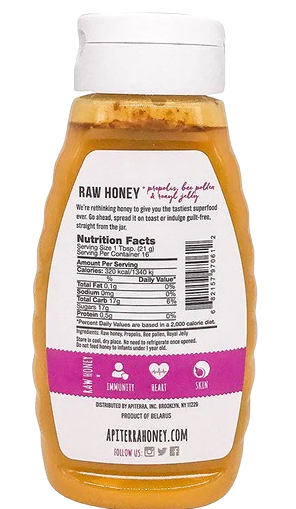 Super Raw Honey Propolis Bee Pollen & Royal Jelly