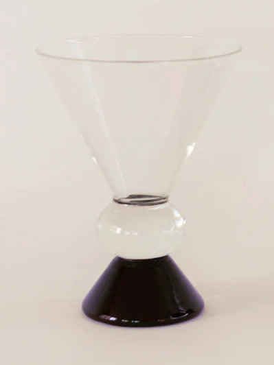 Totem Glass - Clear & Blue