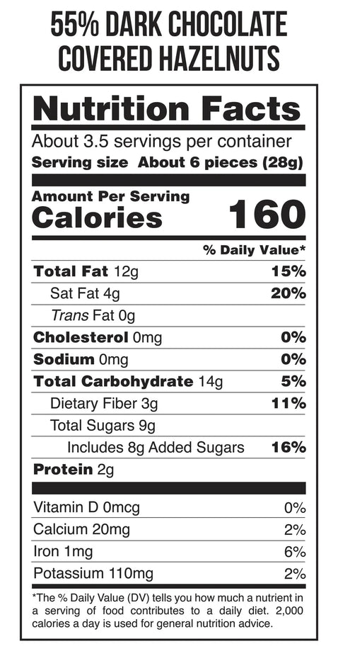 Organic Chocolate Covered Hazelnuts