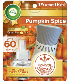 Plug in Scented Oil Starter Kit (Warmer + 1 Refill)- Pumpkin Spice