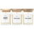 Candle Set Wooden Lids (3 Pack)