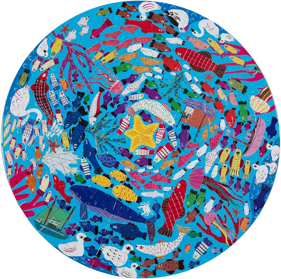 Under The Sea - 100pc Round Jigsaw Puzzle