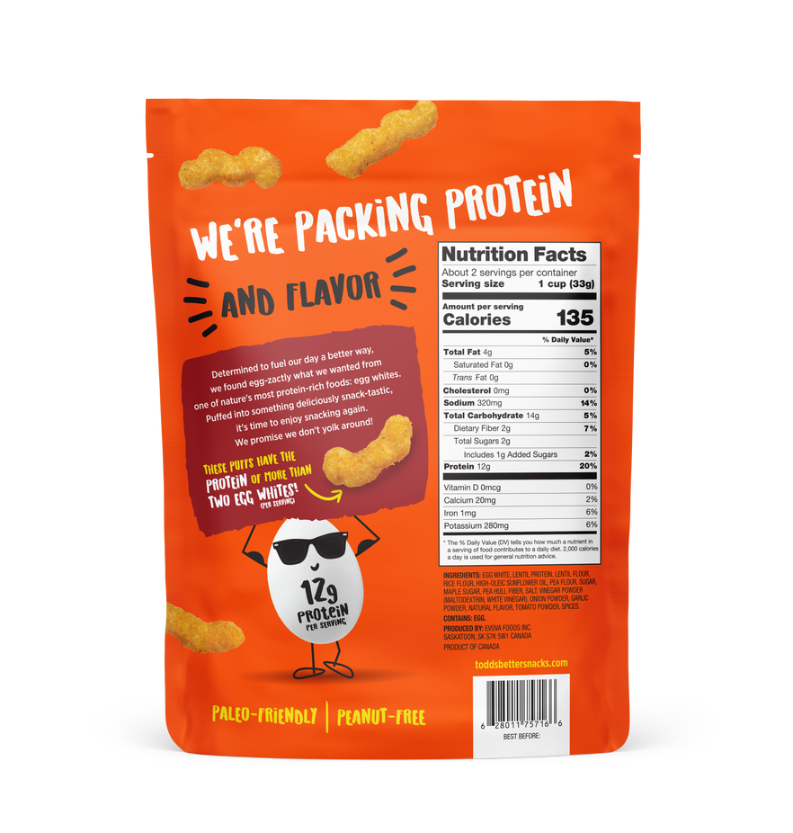 BBQ Egg & Lentil Crisps