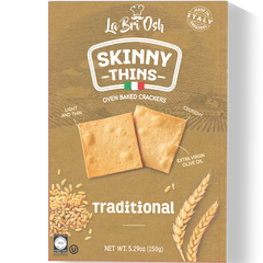 Skinny Thin Whole Wheat Quinoa Crackers