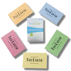 Compostable Pop-Up Sponges - 5 Pack of Multi Color