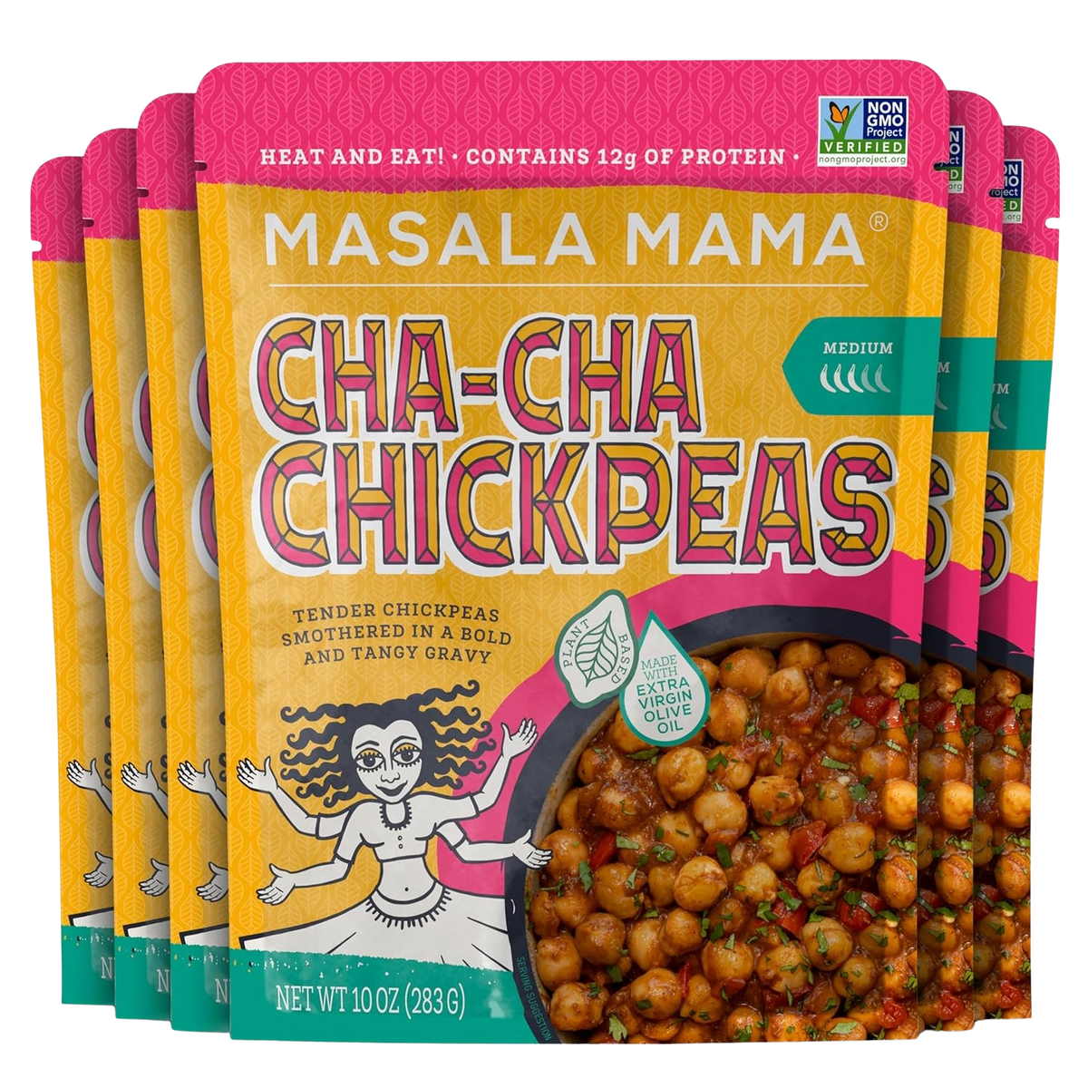 Masala Mama Cha-Cha Chickpeas - Heat and Eat (6 Pack) – Martie