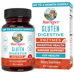 Enzymes Gluten Digestive Dietary Supplement - 60 Tablets